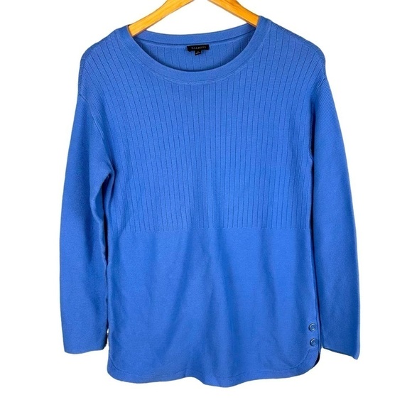 Talbots Blue Long Sleeve Tunic Top Size S - Picture 1 of 7
